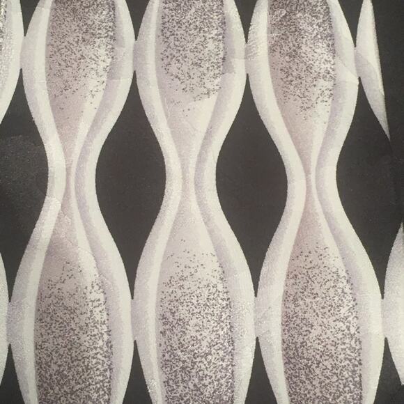 Zylos George Machado 100% Silk Neck Tie Men's Business Executive Black Gray - Picture 3 of 8